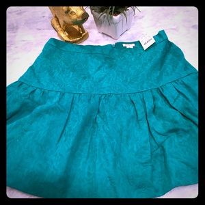 J Crew Kelly Green Brocade Mini 6 NWT! 🌴💕 1D1